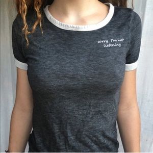 Sorry I’m not listening LA Hearts Tee